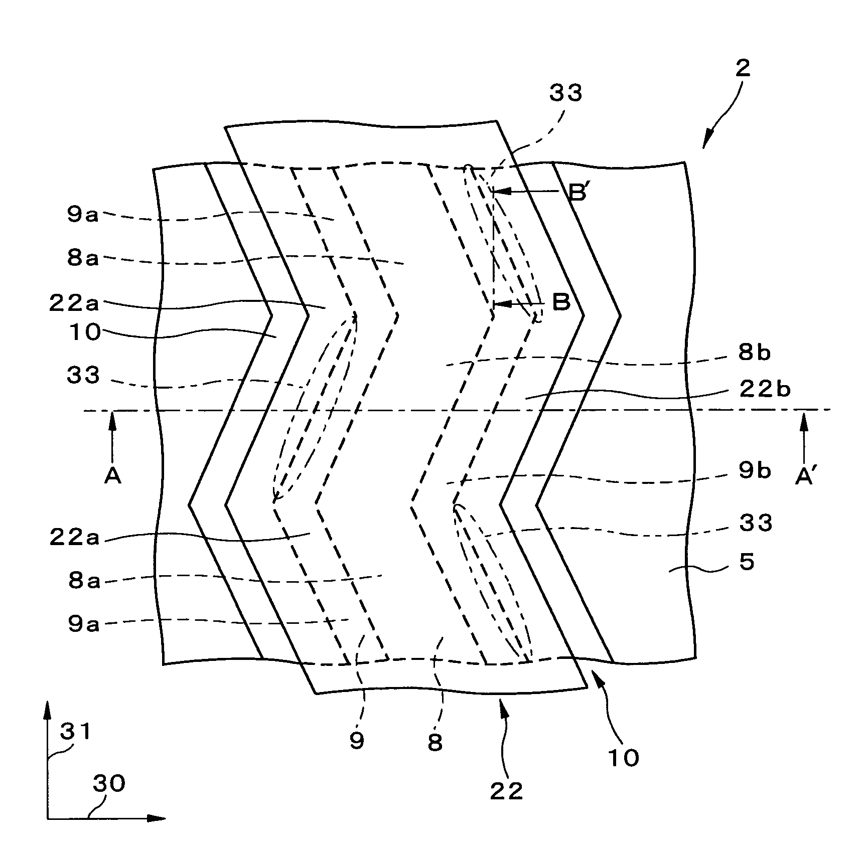 In-plane switching liquid crystal display device