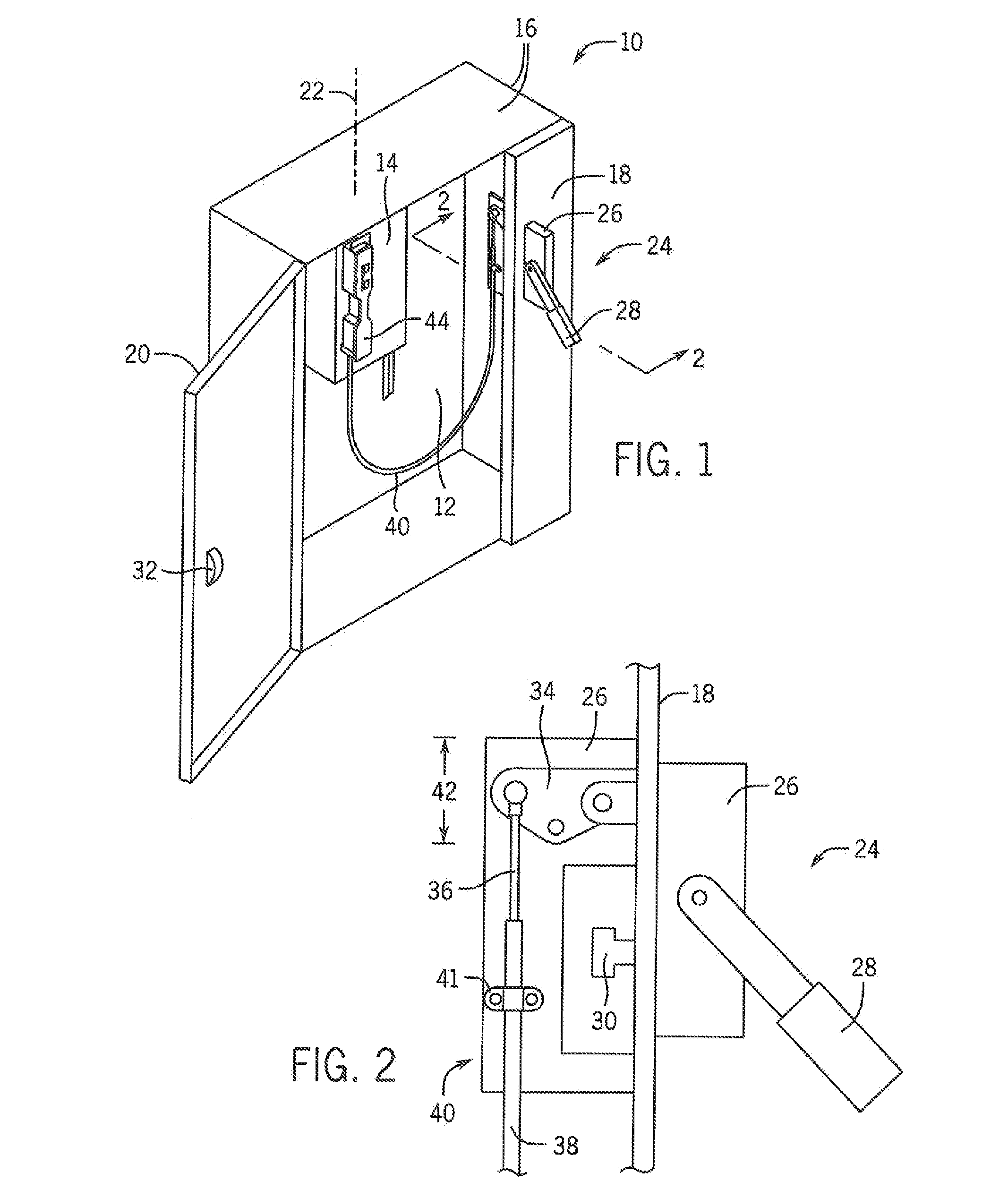 Flexible cable assembly for high-power switch gear