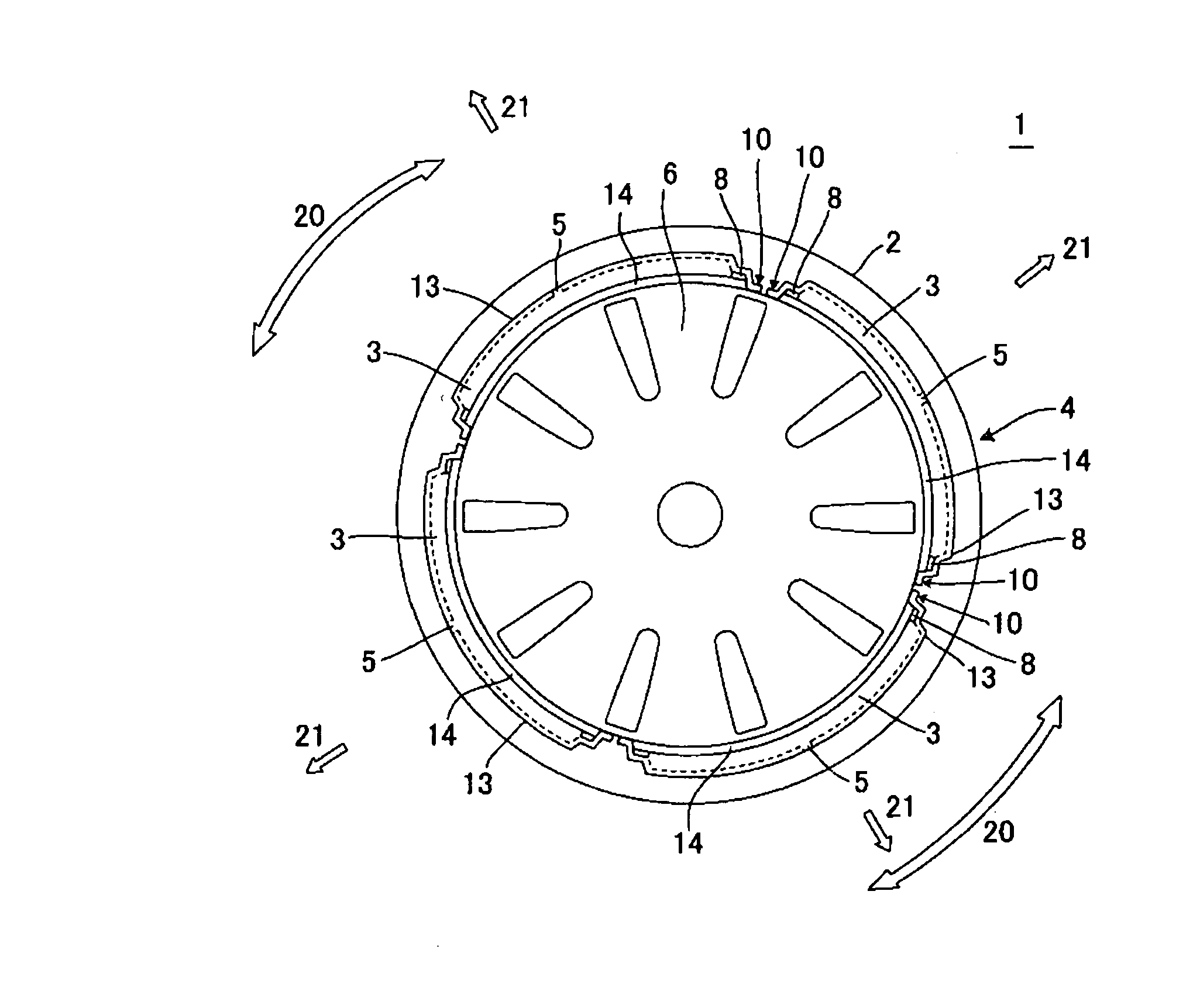 Vehicle wheel and manufacturing method of the same