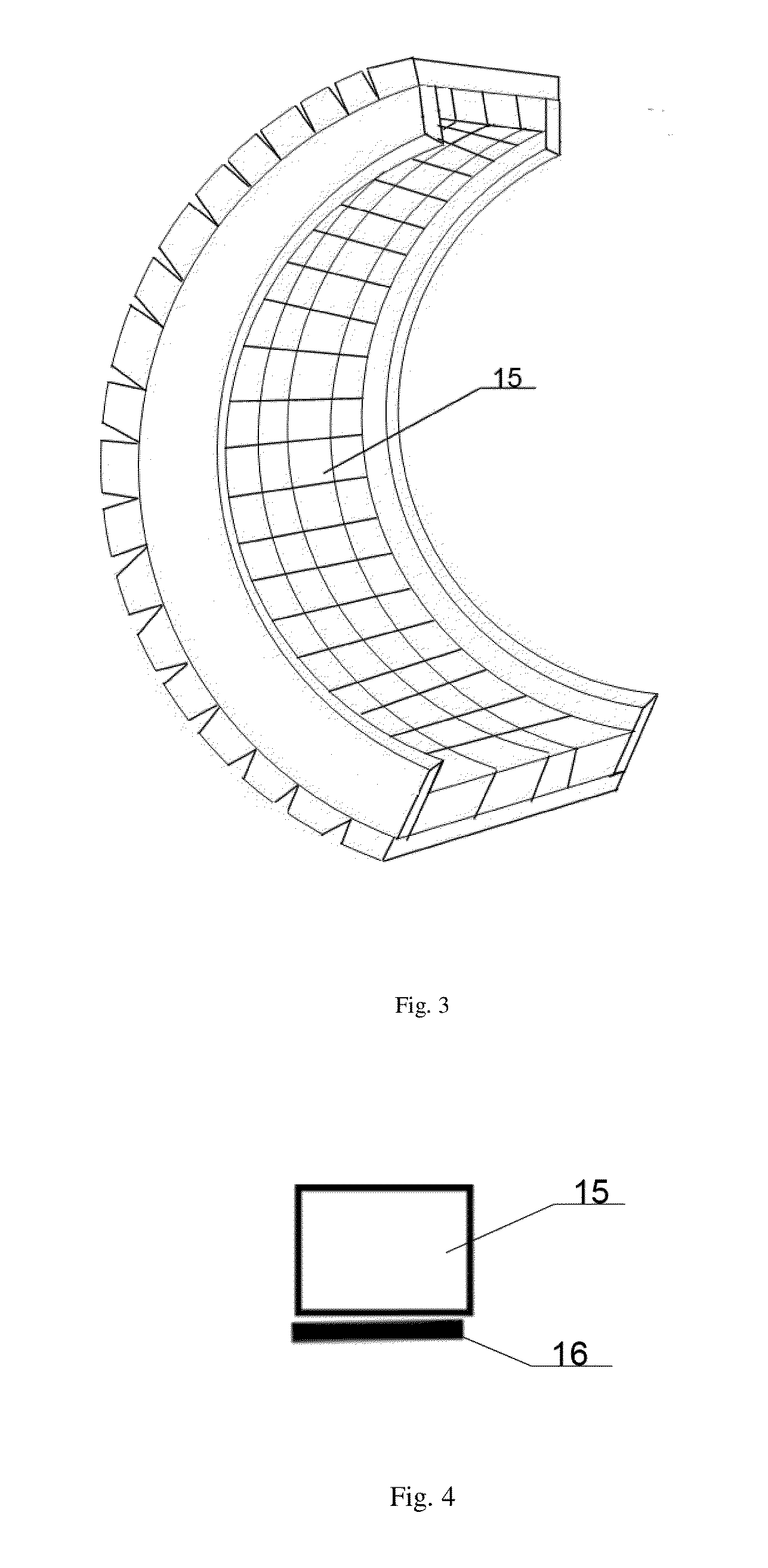 Mri-pet cephalic molecular imaging coil and mri-pet cephalic molecular imaging system