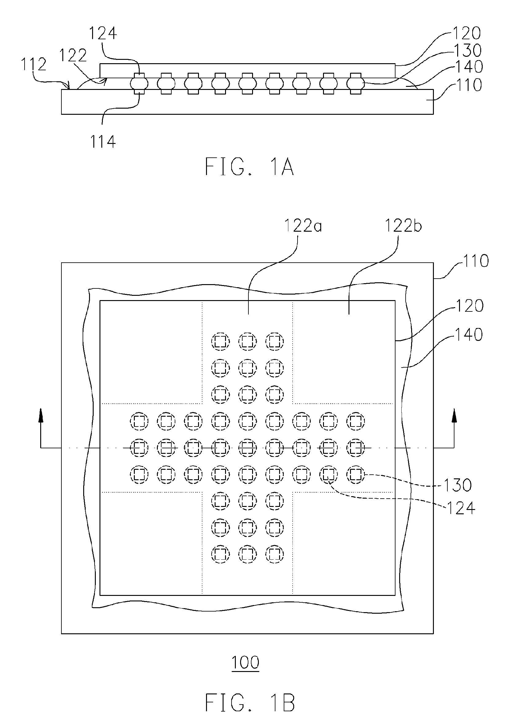 Flip chip package structure and chip structure thereof