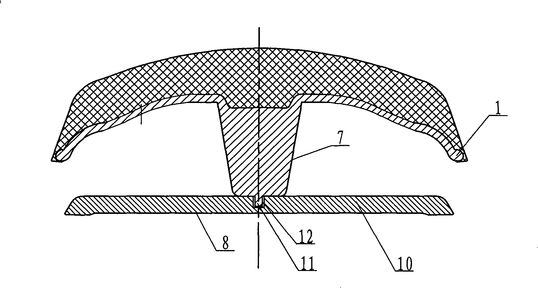 Assembly limit structure of motorcycle cushion