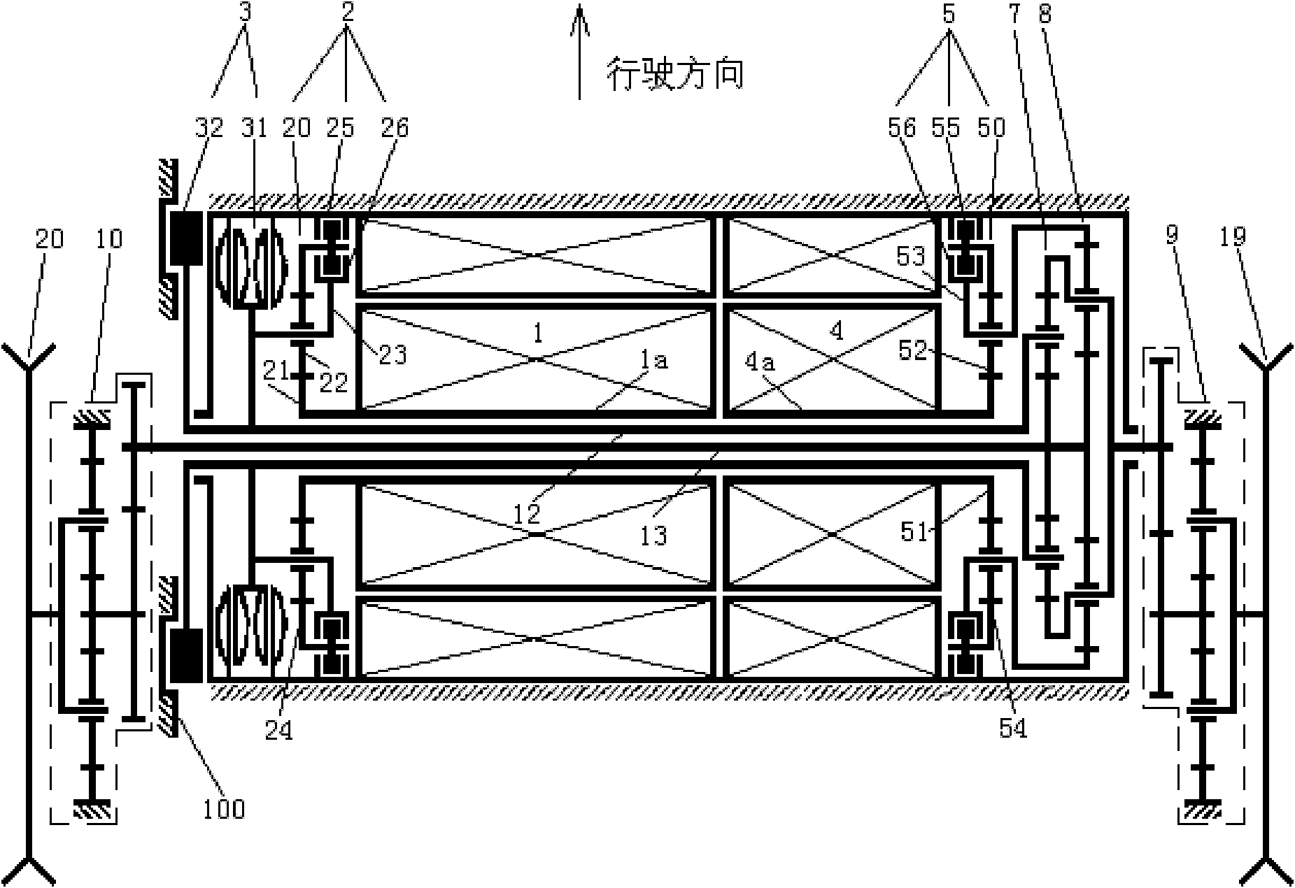 Electric transmission device