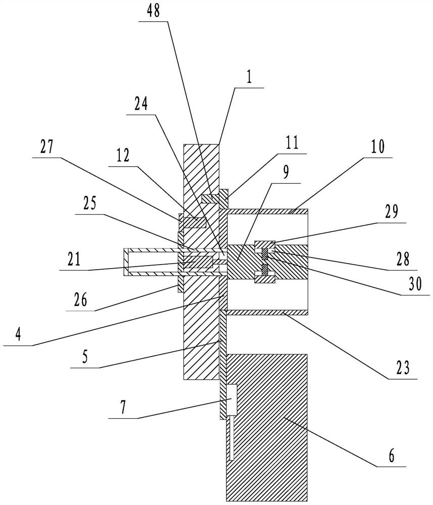 Portable bolt raw material wire drawing device