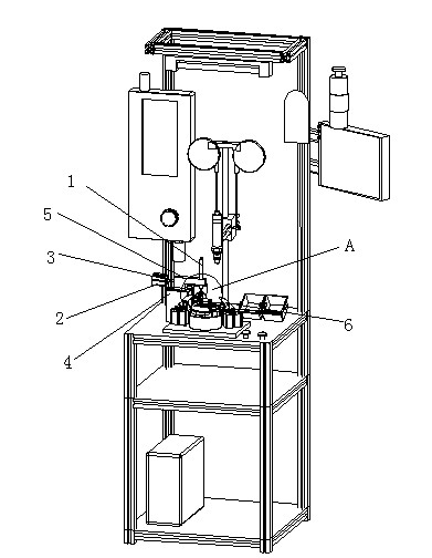 Automatic checking device for pressure case assembly