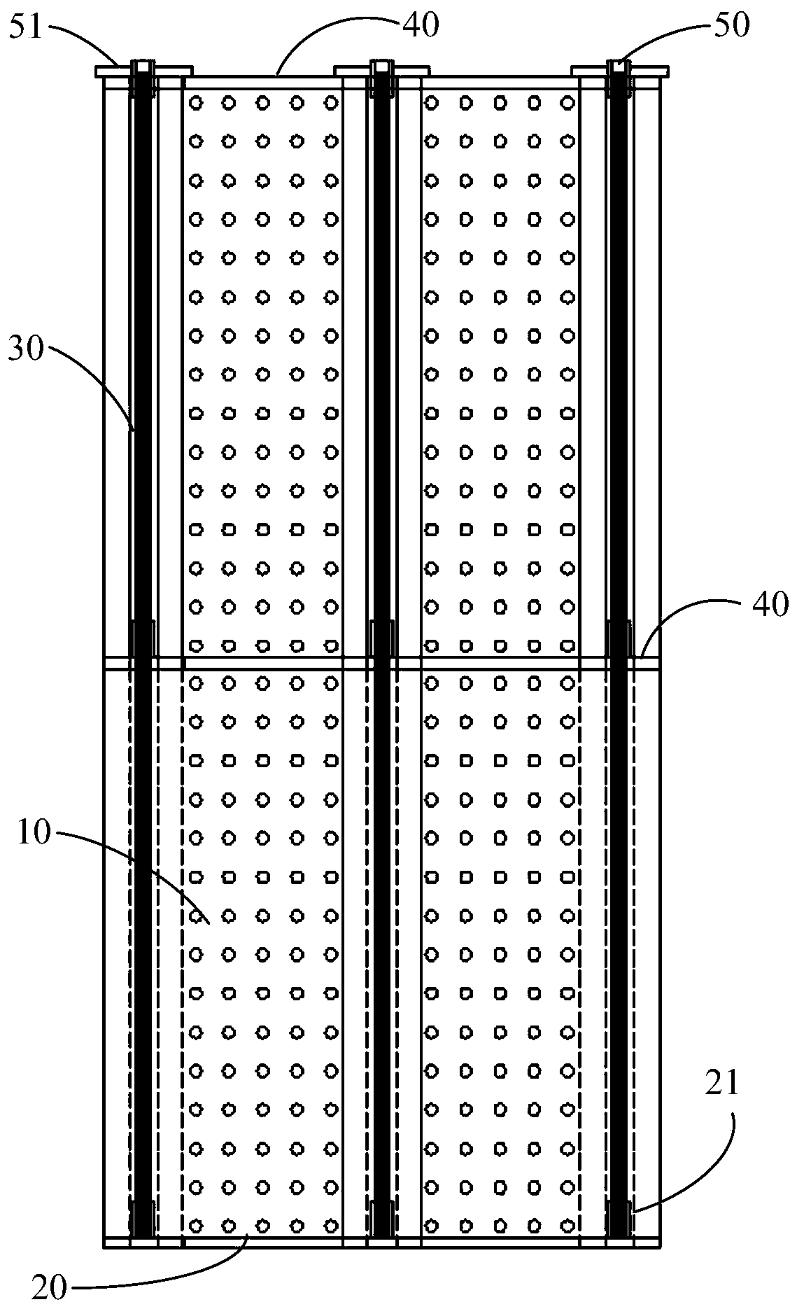 Easy-to-disassemble precipitation well structure and assembly method