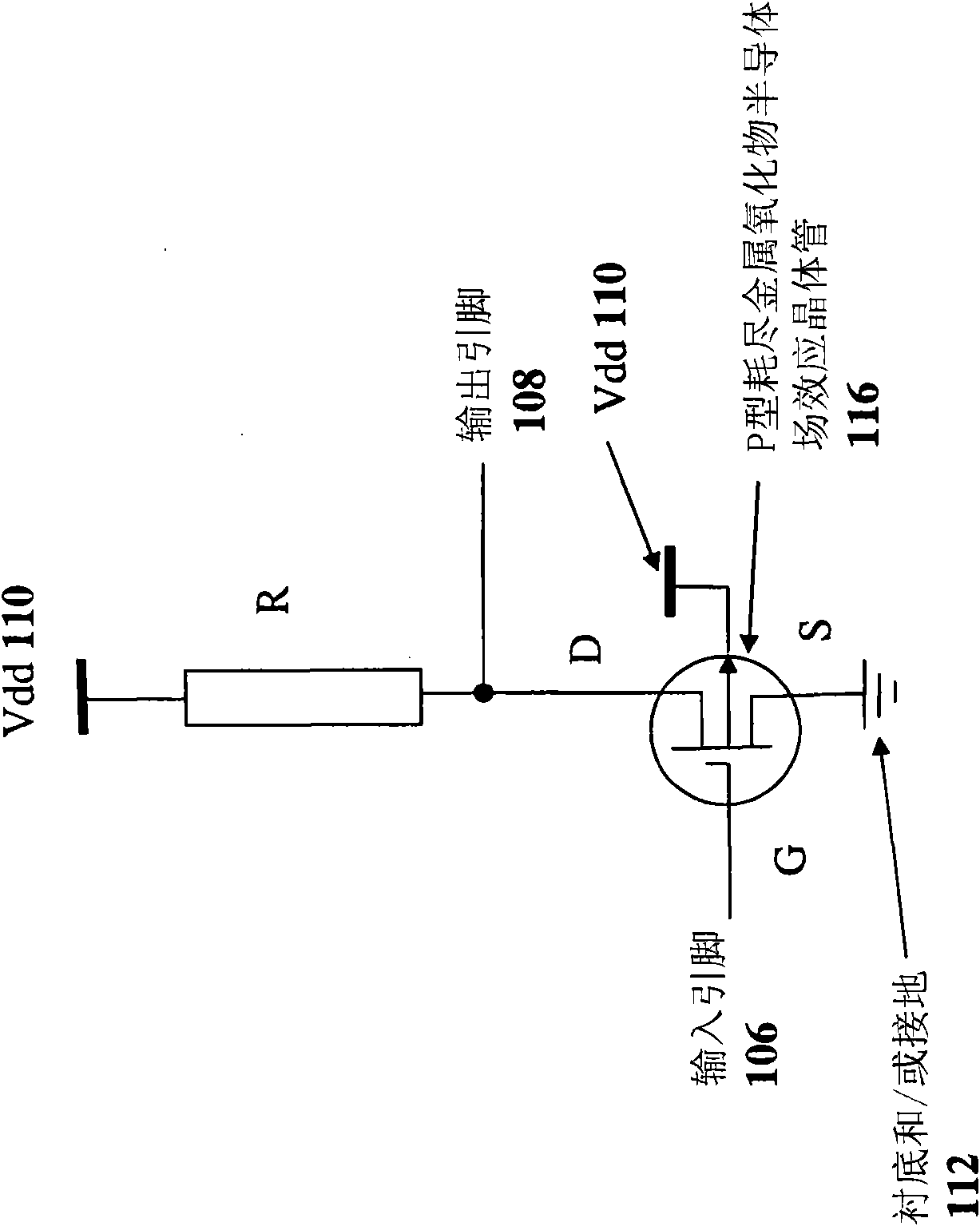 Depletion-mode MOSFET circuit and applications