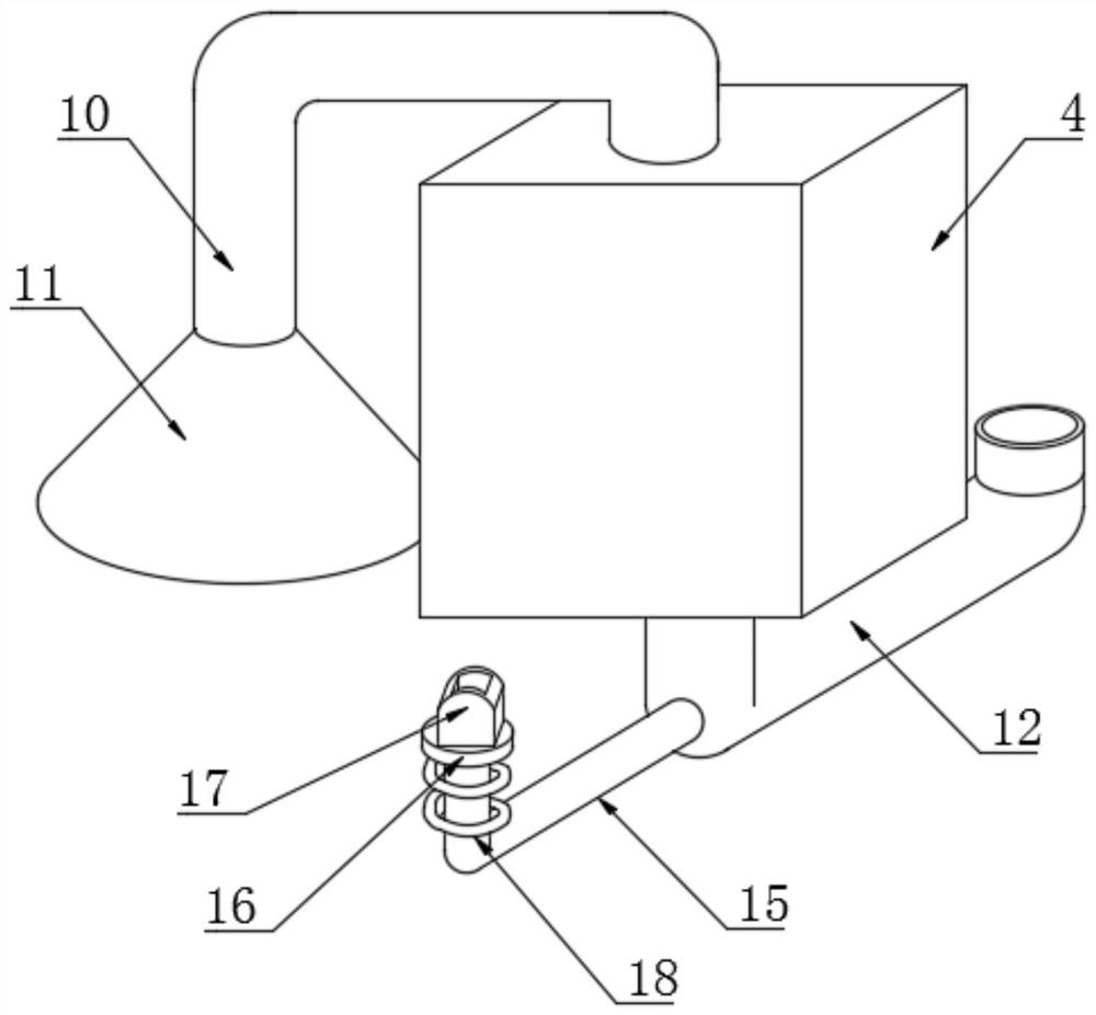 Environment-friendly textile flame-retardant testing device