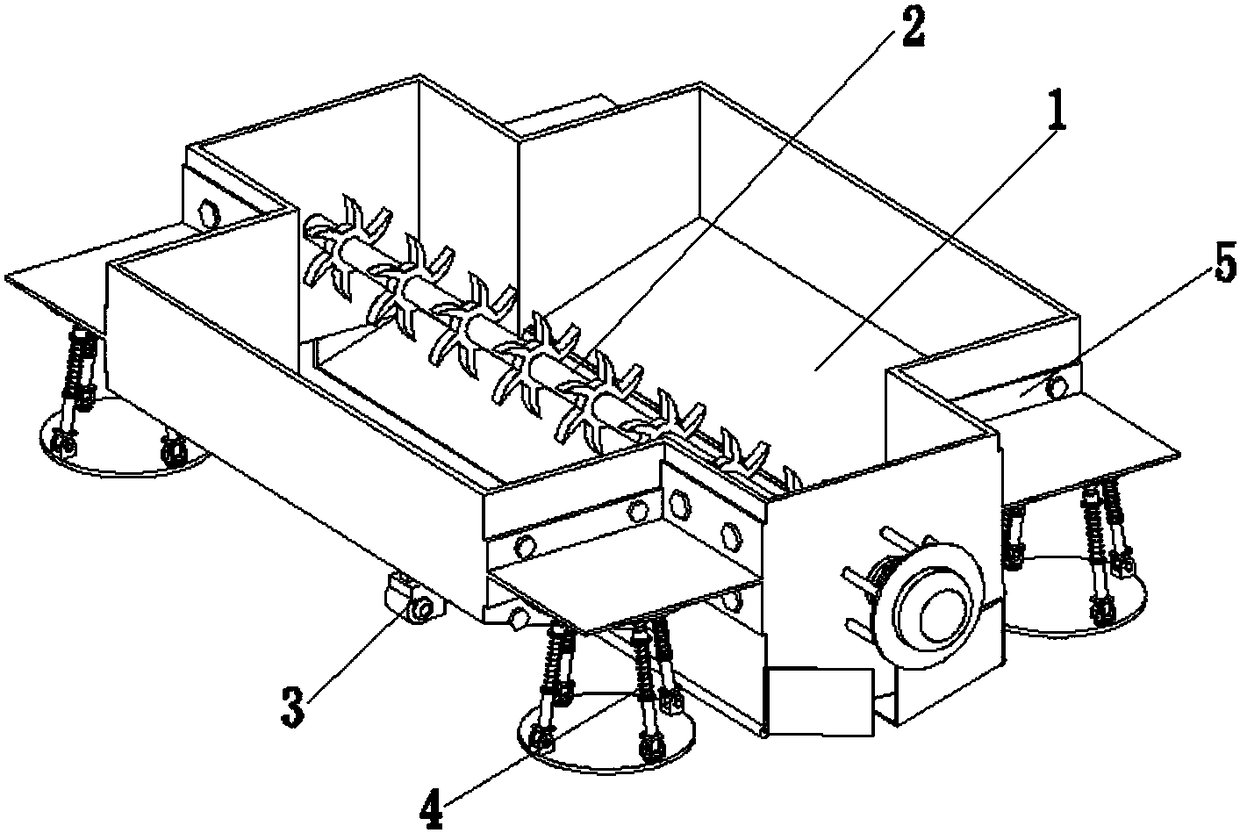 A redundant four-degree-of-freedom urban municipal green belt construction intelligent robot