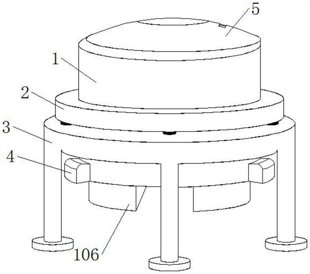 An industrial dehydrator with a sewage treatment device