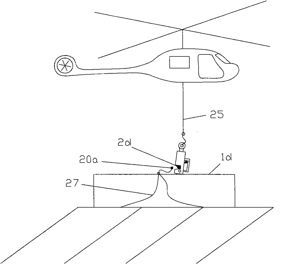 Lifting airdrop equipment for aircraft