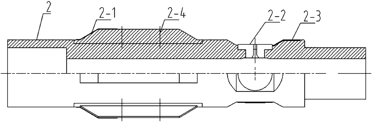 Separate layer fracturing tool and construction process thereof