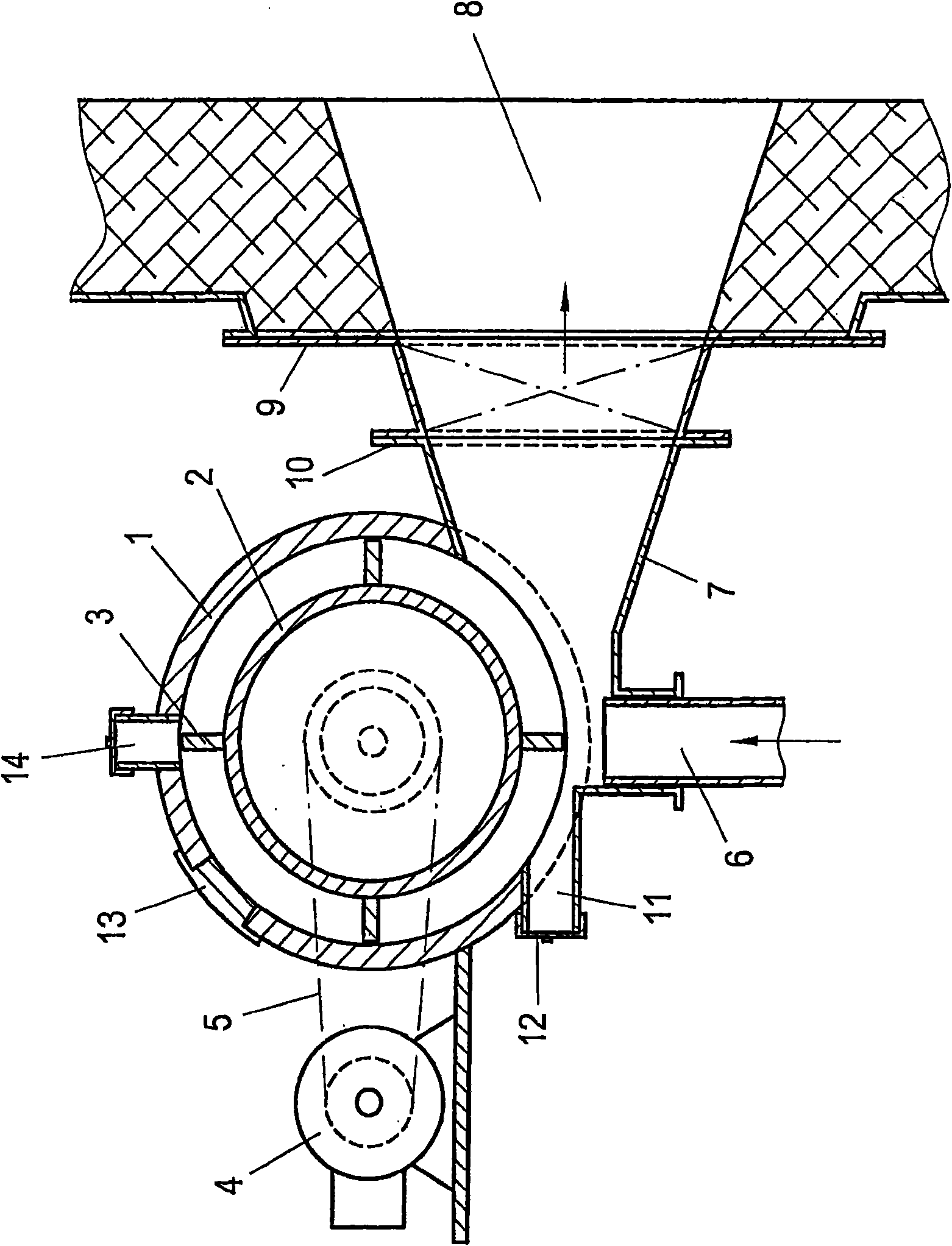 Method for introducing waste and/or alternative fuels into a clinker production method and device for carrying out said method