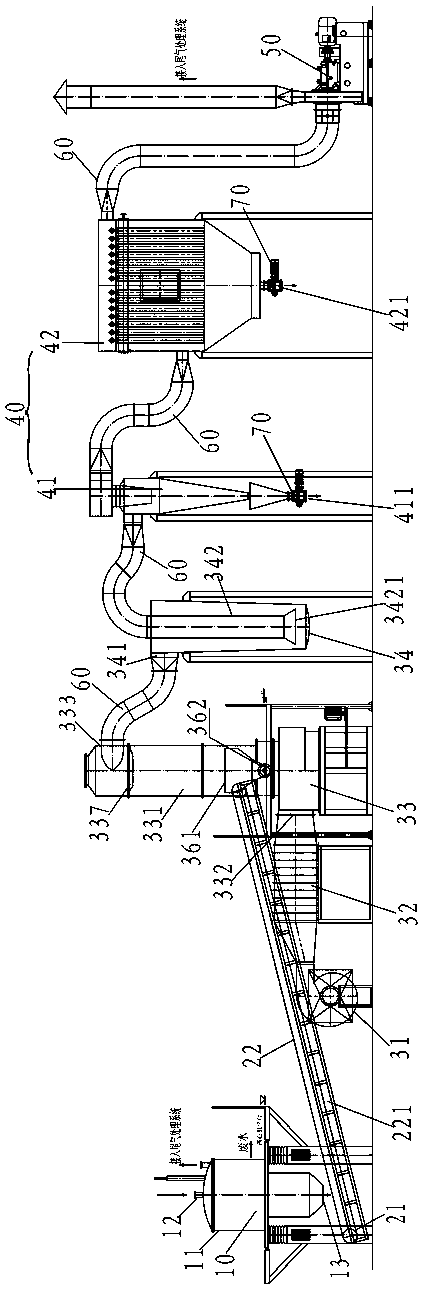 Full-process automatic solid-liquid separation and drying system for dye intermediate