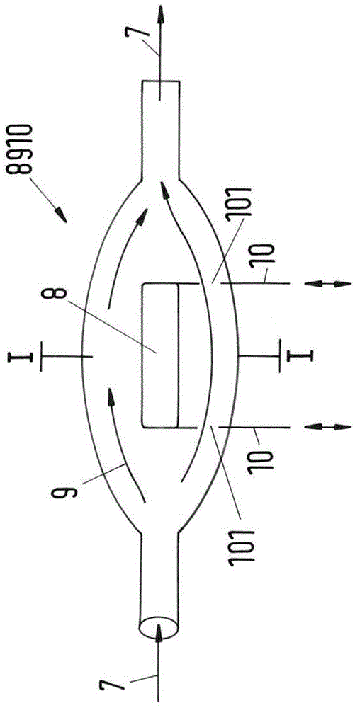 Reciprocating internal combustion engine, exhaust gas conditioning and method for operating a reciprocating internal combustion engine