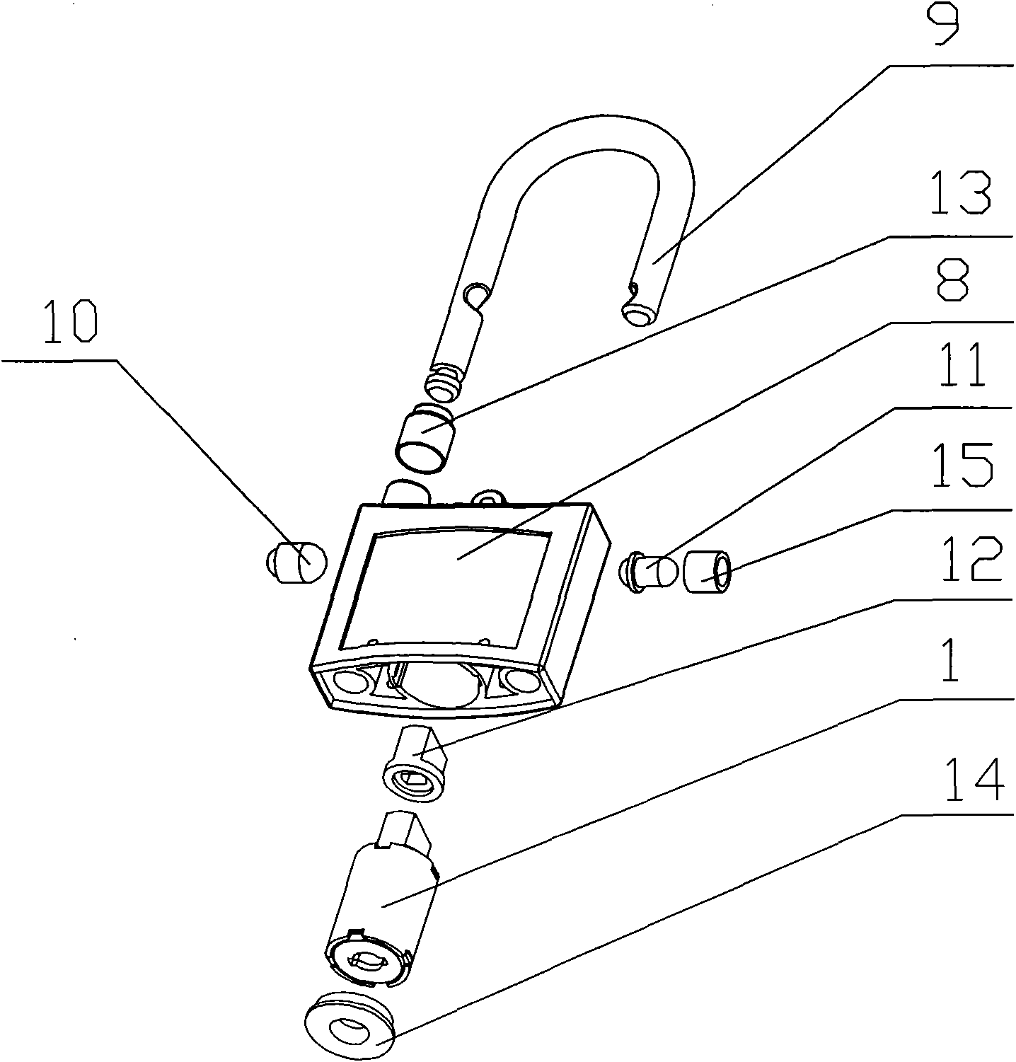 Magnetic coding lock cylinder and magnetic coding padlock capable of bearing severe environment