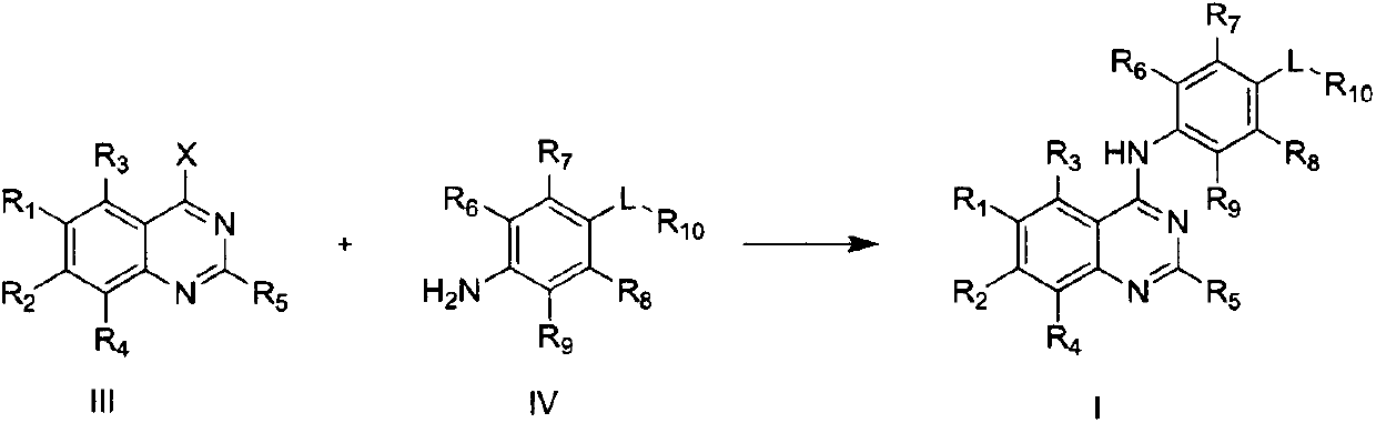 4-substituted aniline quinazoline derivatives and their preparation method and use