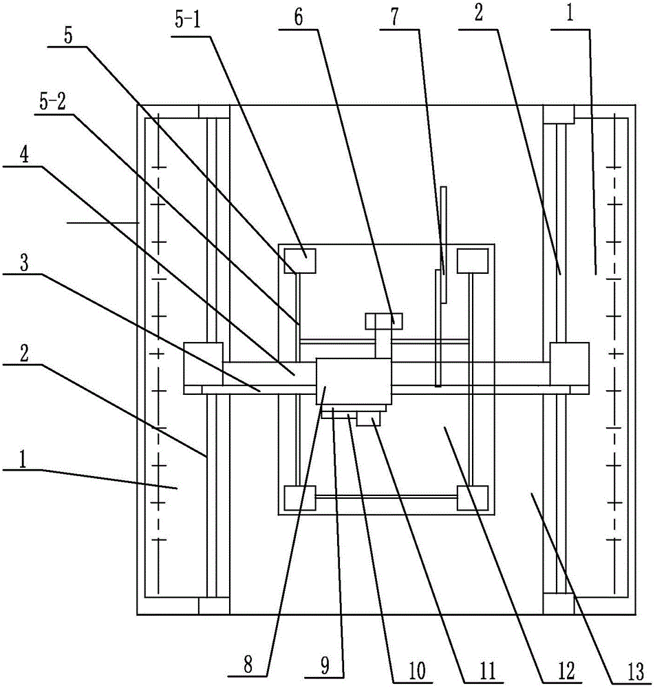 Motor vehicle lamp LED light source positioning method based on machine vision