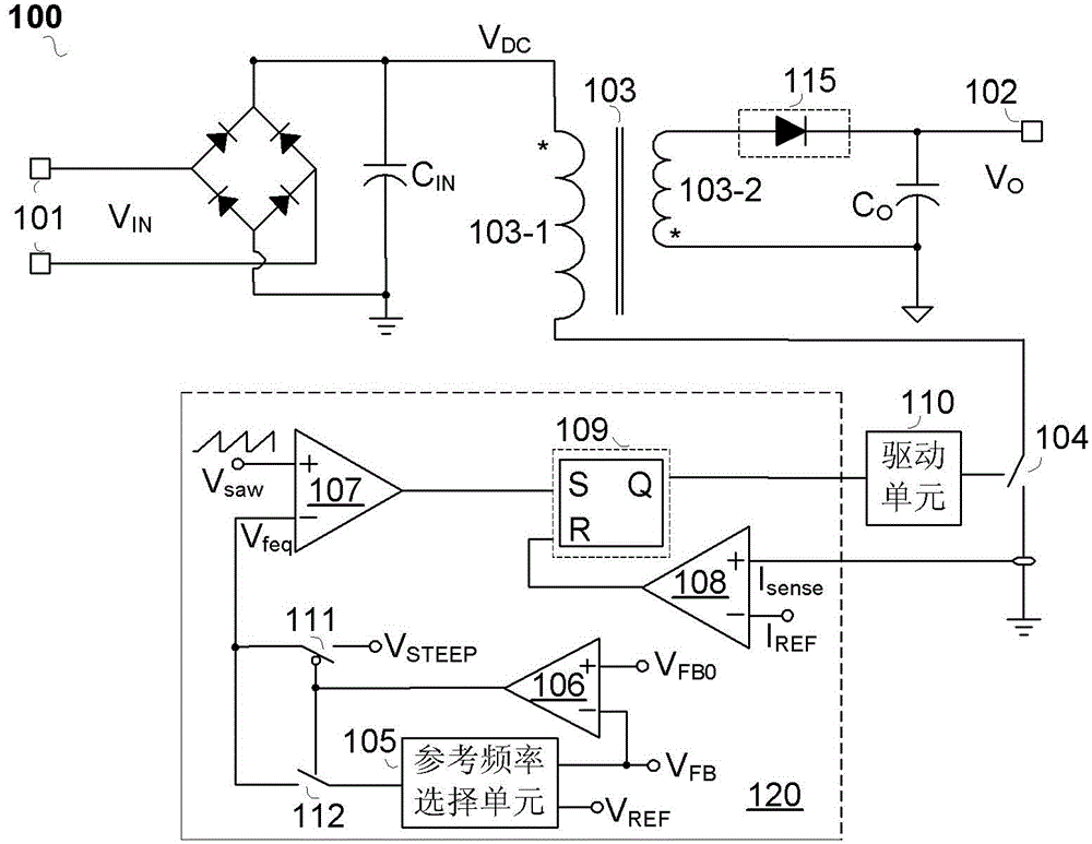 Switching voltage stabilizing circuit and control circuit and method thereof