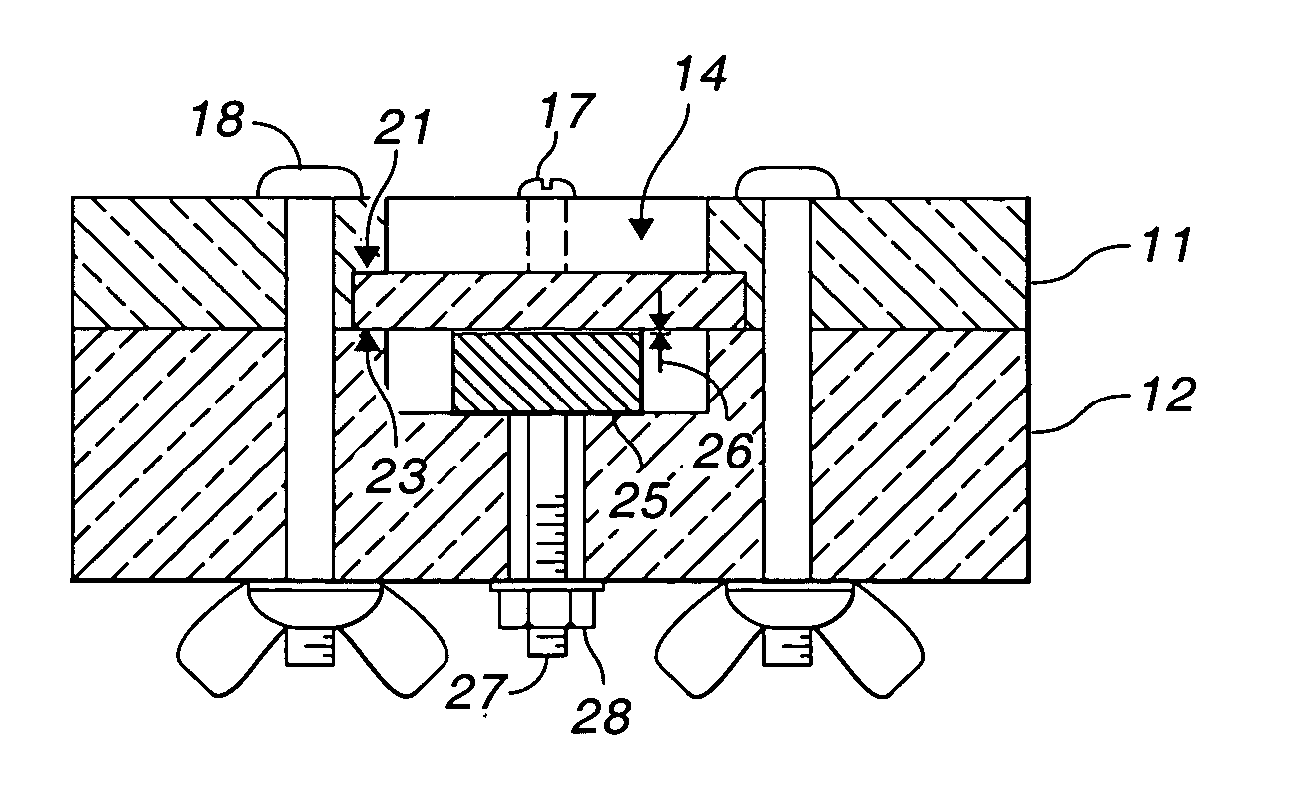 Test cell for evaluating phosphor