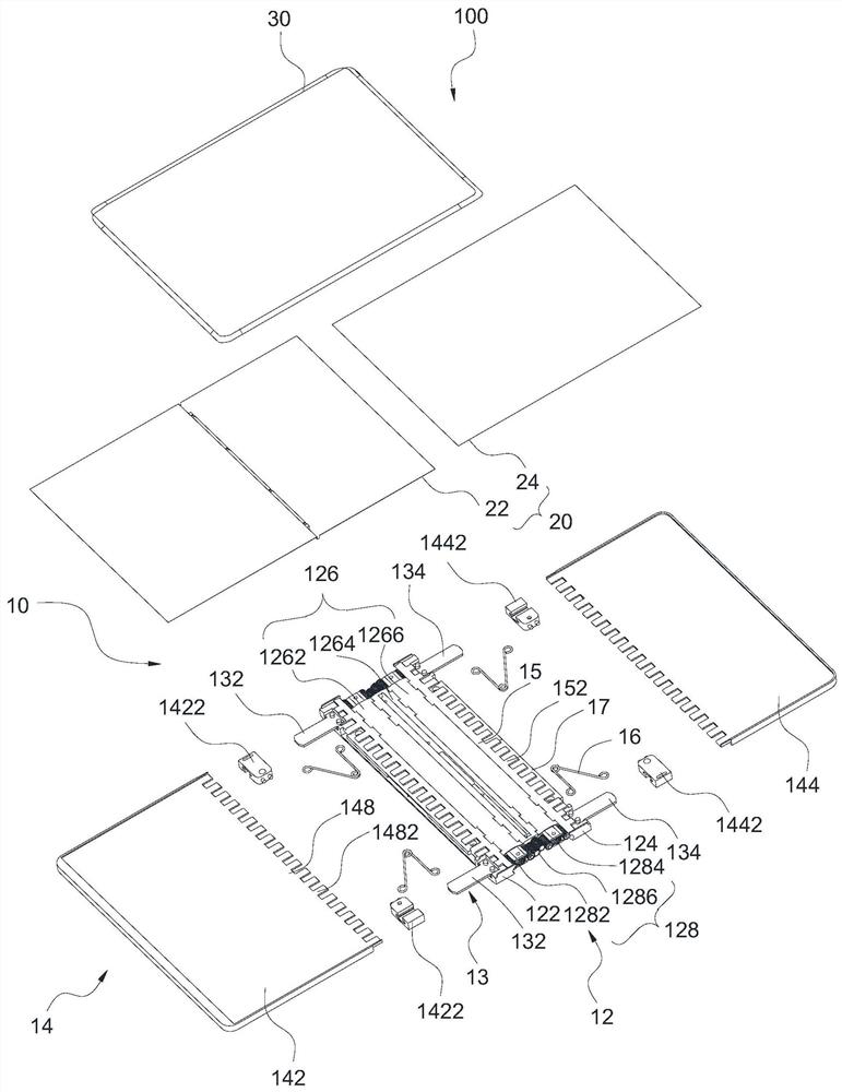 Bending components and flexible display devices