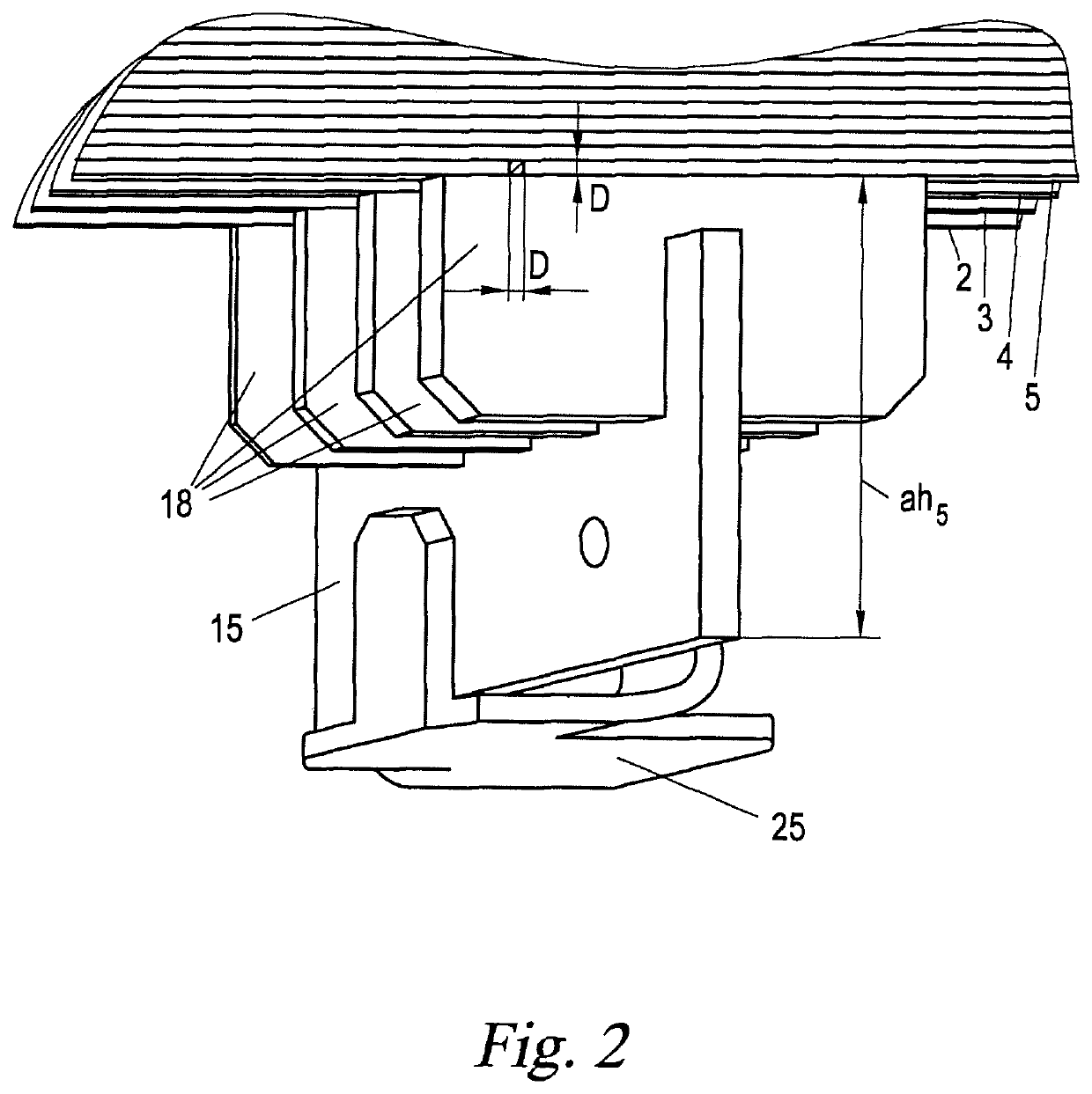 Winding layer pitch compensation for an air-core reactor