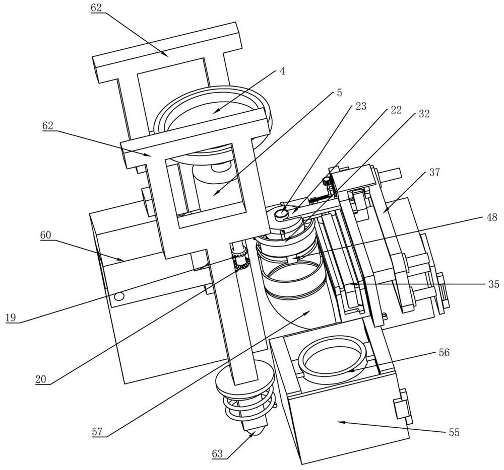 Nursing device for department of liver, gallbladder, spleen and stomach