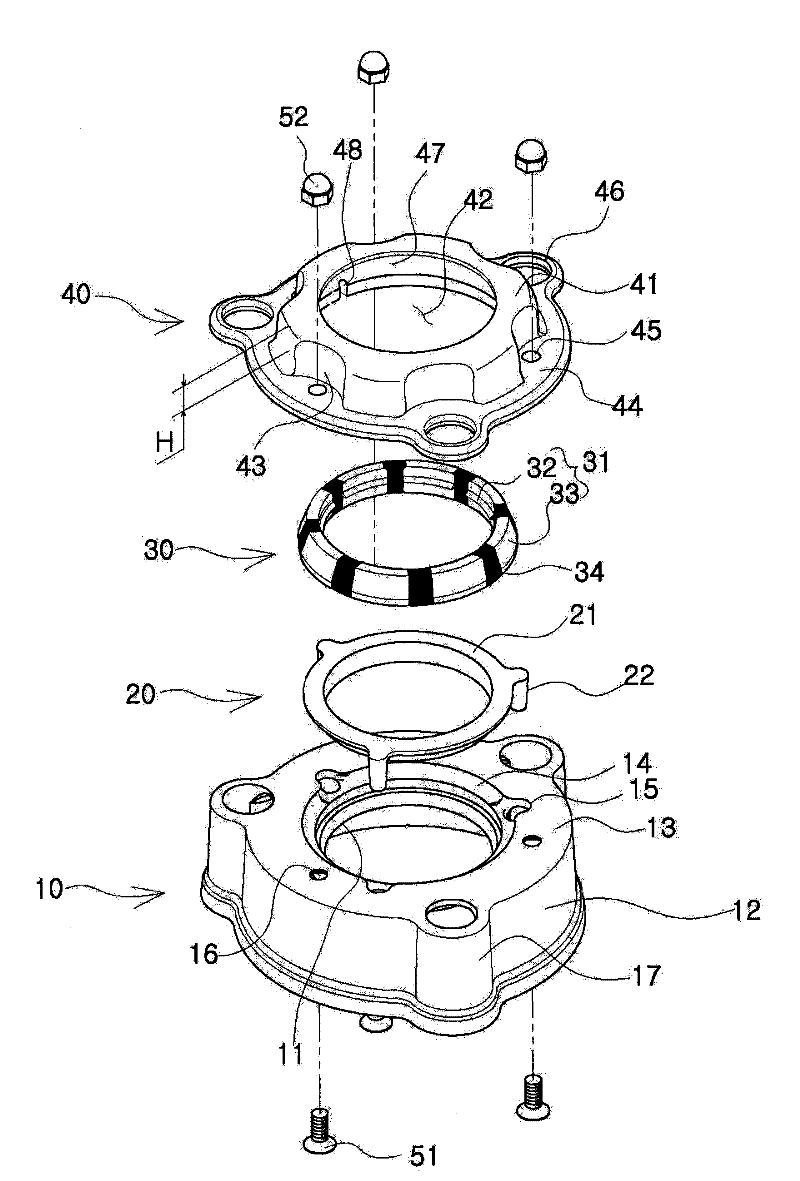 Pressing wheel assembly for connecting pipes