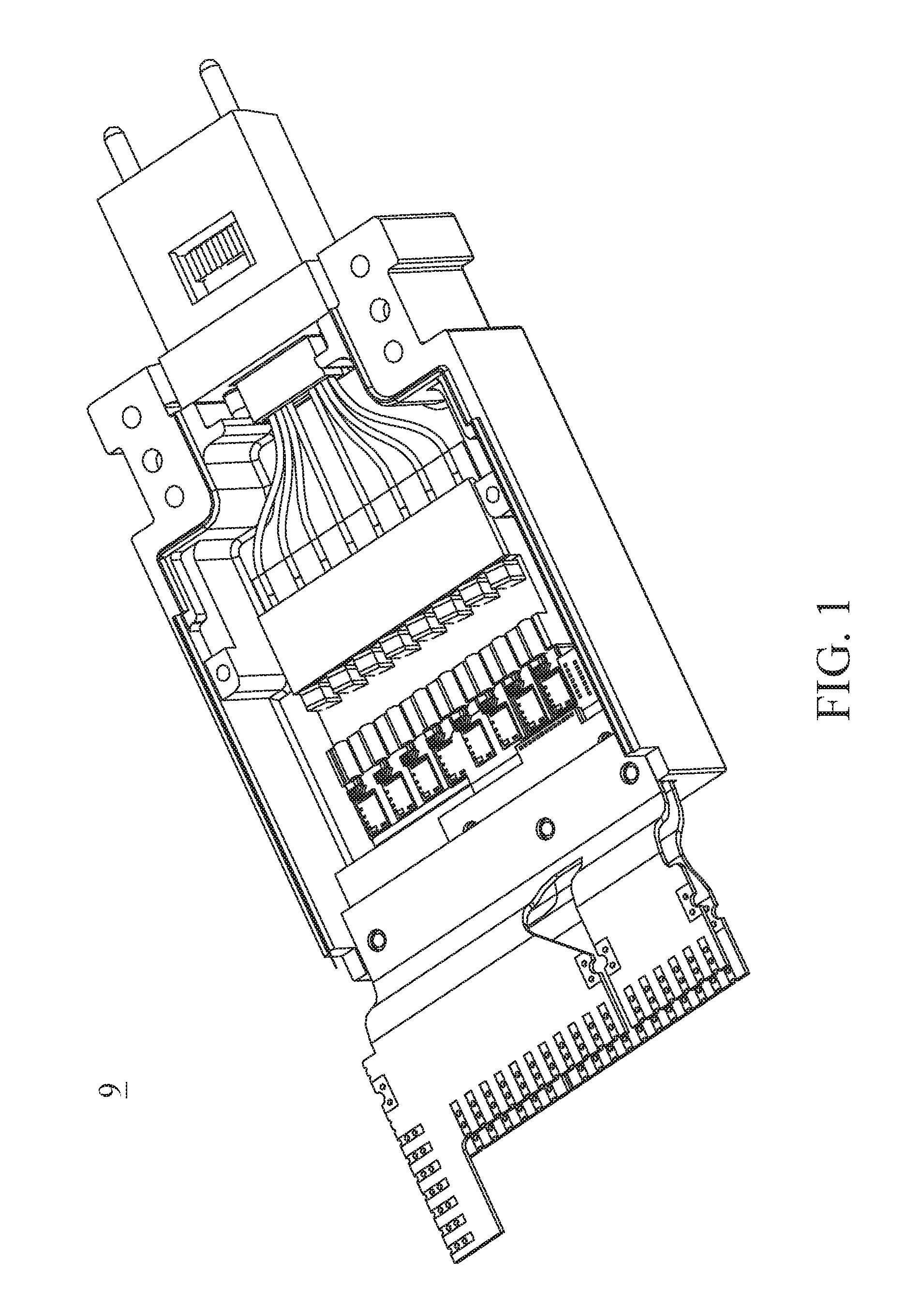 Multi-channel laser device with fiber array