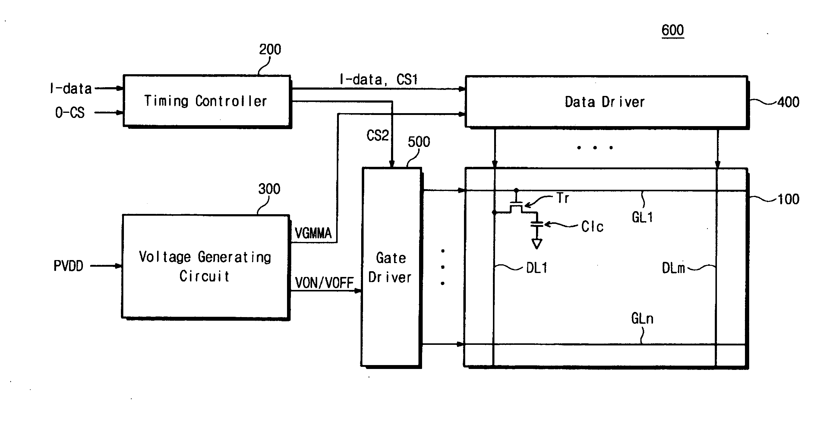 LCD voltage generating circuits