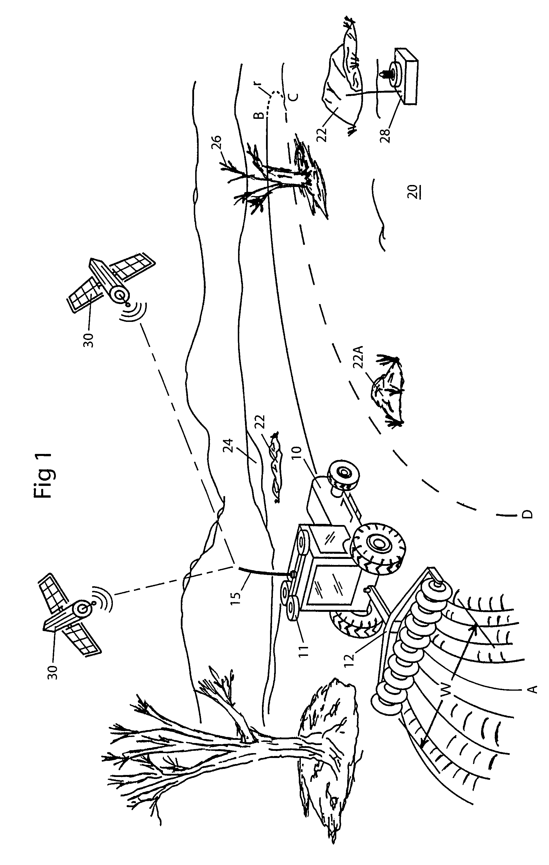 System and method for interactive selection and determination of agricultural vehicle guide paths offset from each other with varying curvature along their length
