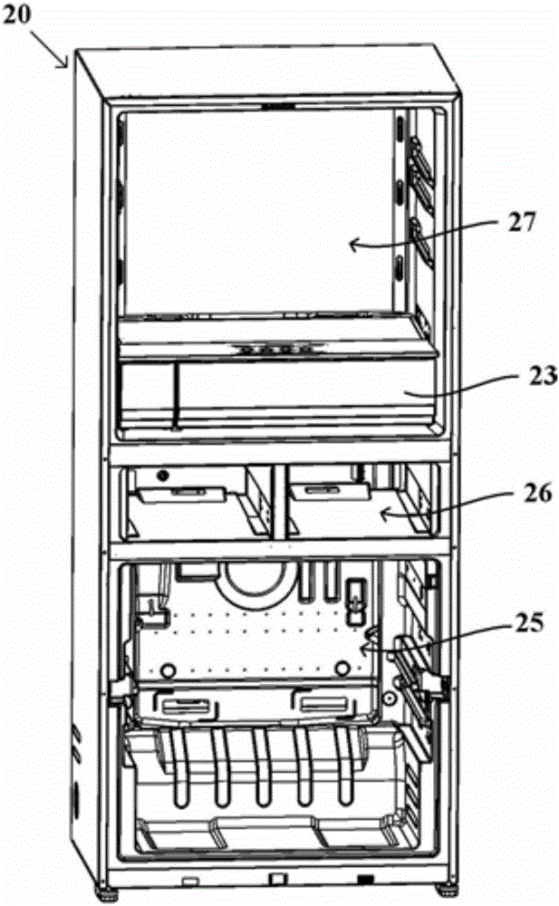 Refrigerating and freezing device and preservation control method thereof