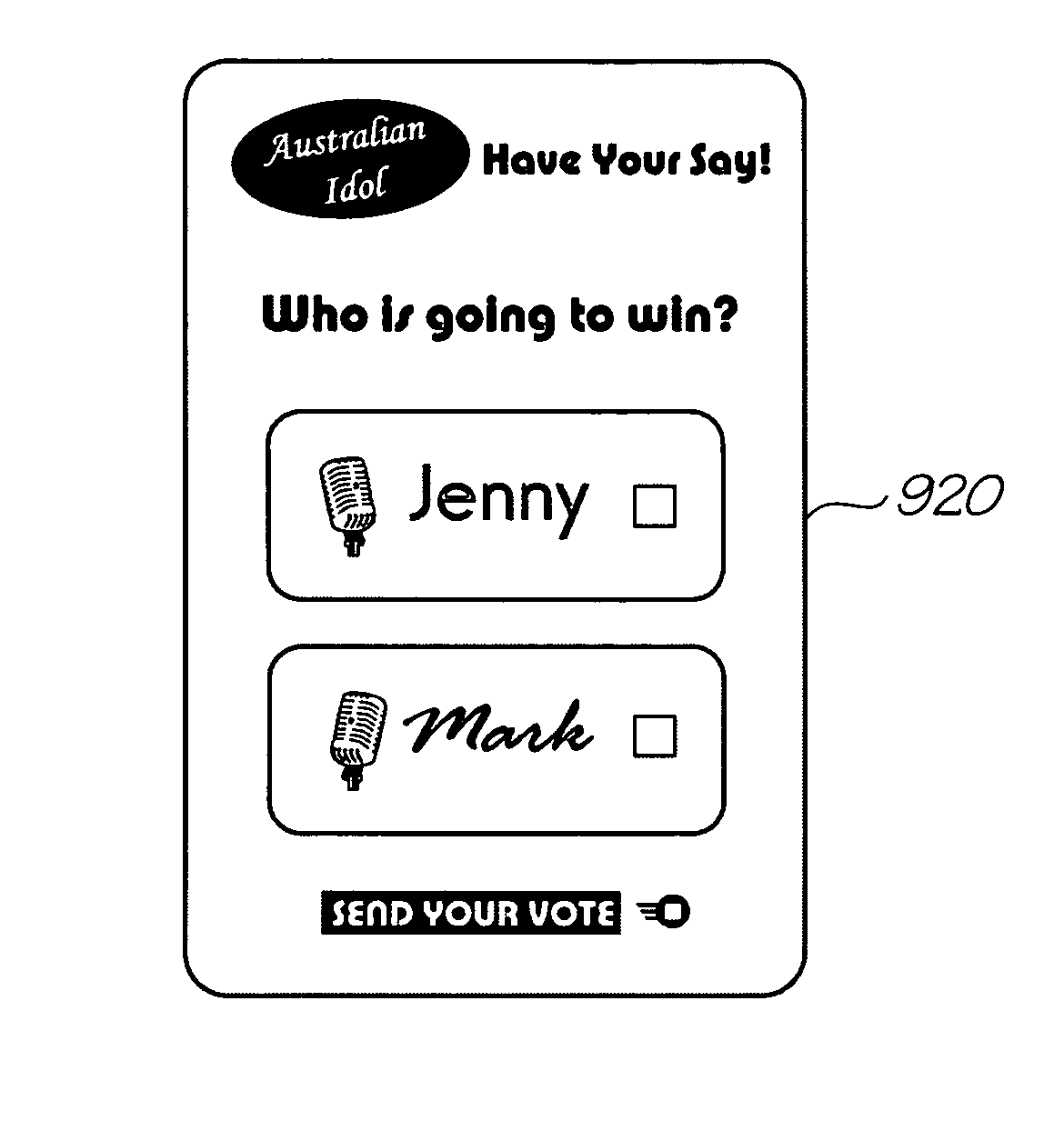 Printing a competition entry form using a mobile device