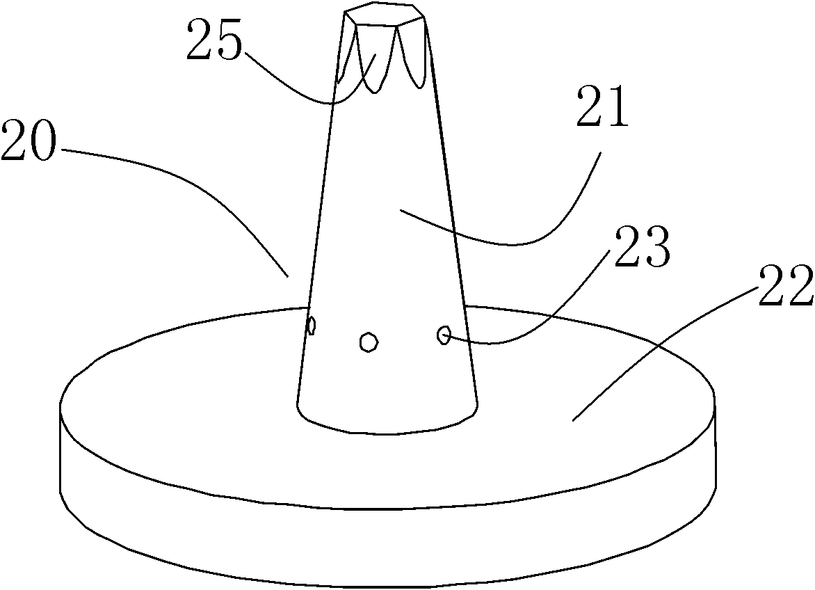 Connection and disconnection structure of floating production storage and offloading (FPSO) mooring floater and boat body