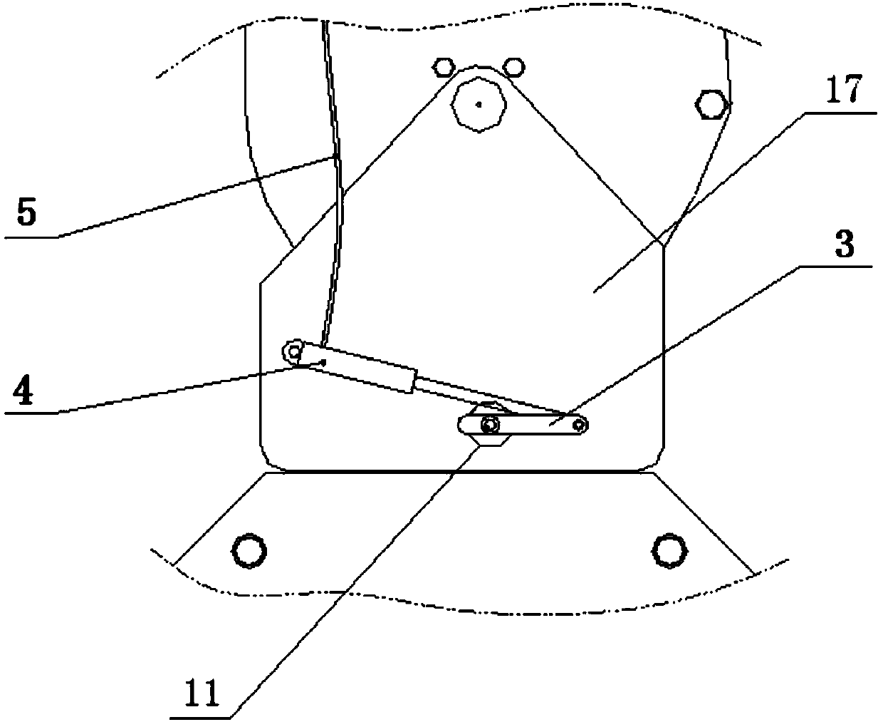 Fixing device and fixing method for a hook block of a marine crane