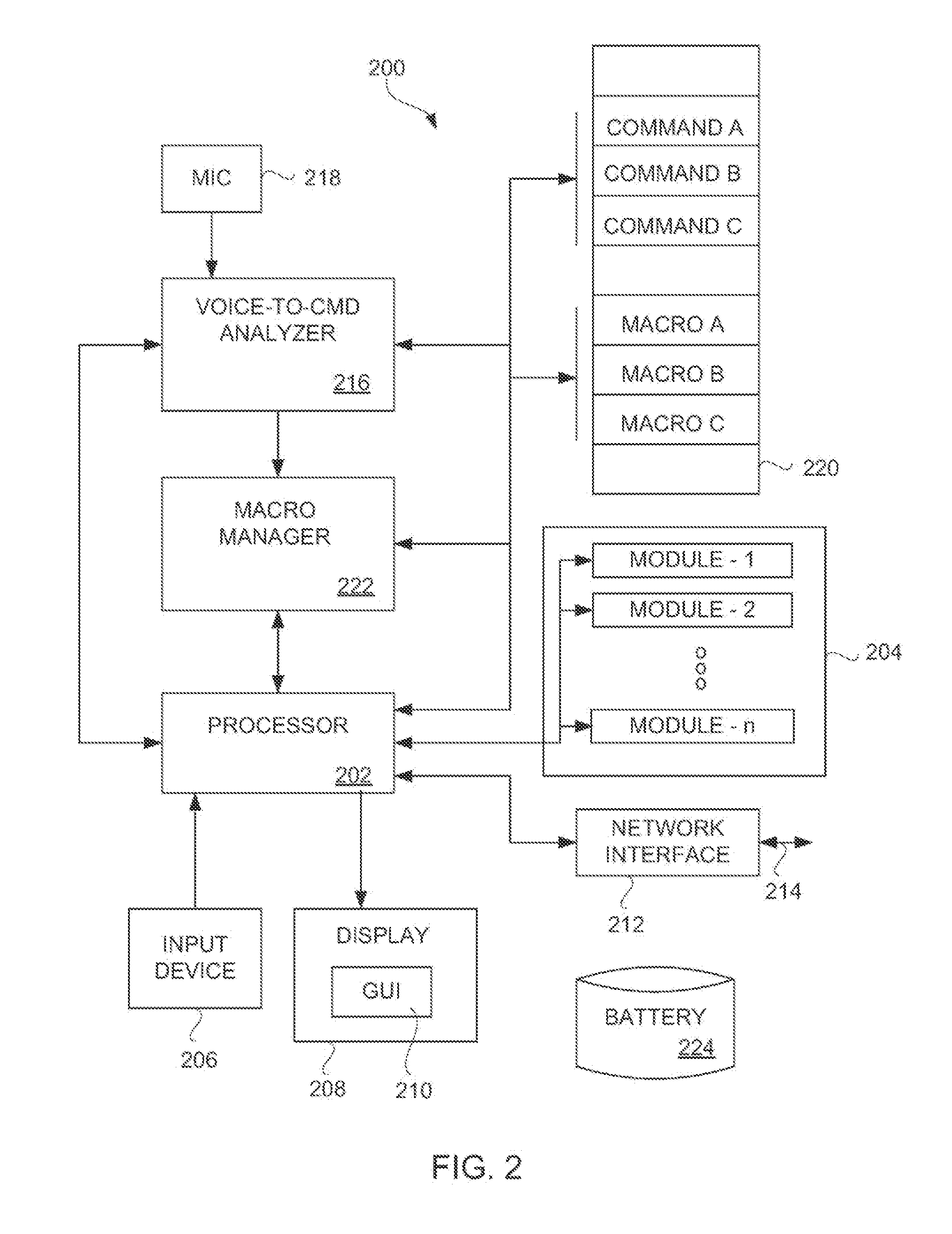 Method and system for operating a multi-function portable electronic device using voice-activation