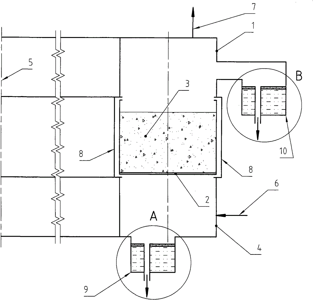 Method for extracting oil vapor from gases of dry distillation furnace