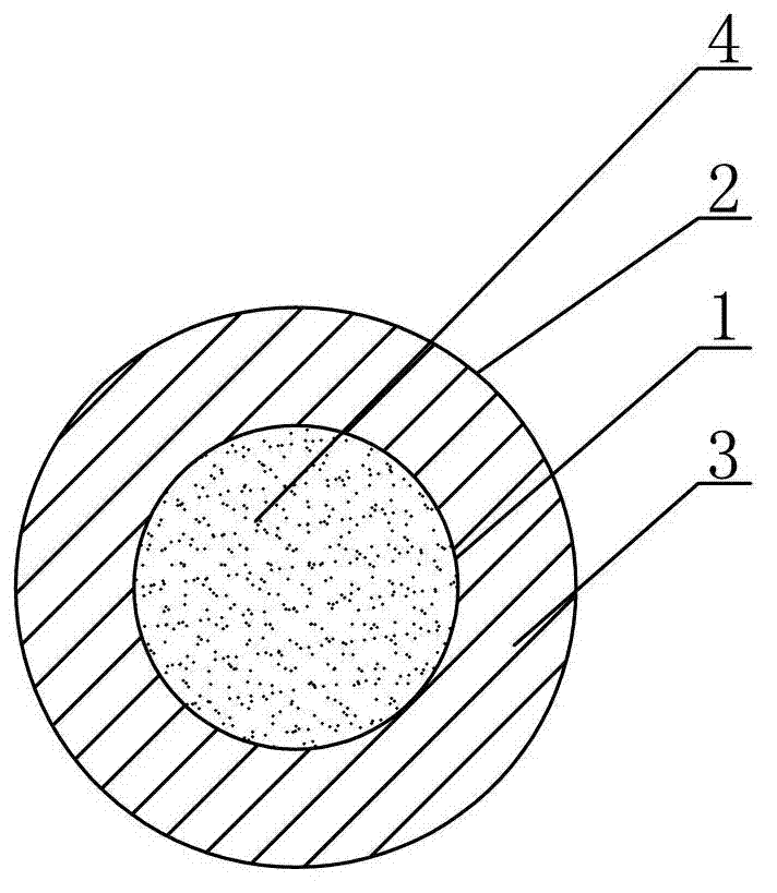 Method for testing own volume deformation of concrete by adopting flexible corrugated pipe