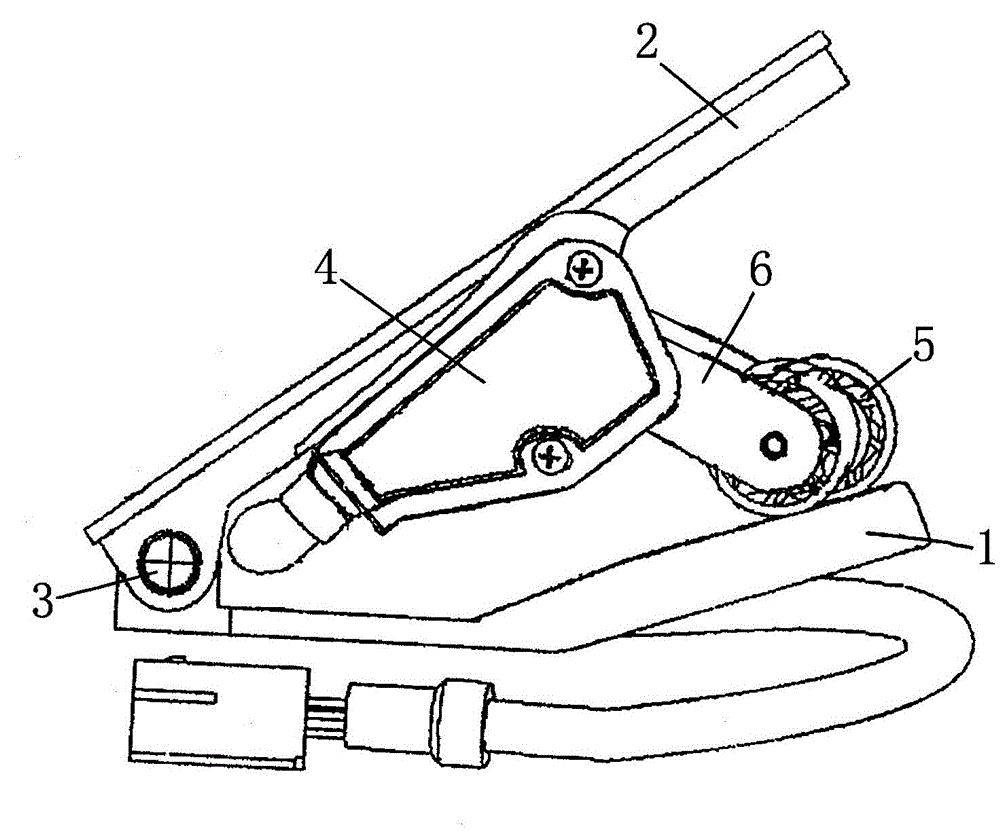 Pedaling type electronic accelerator pedal assembly
