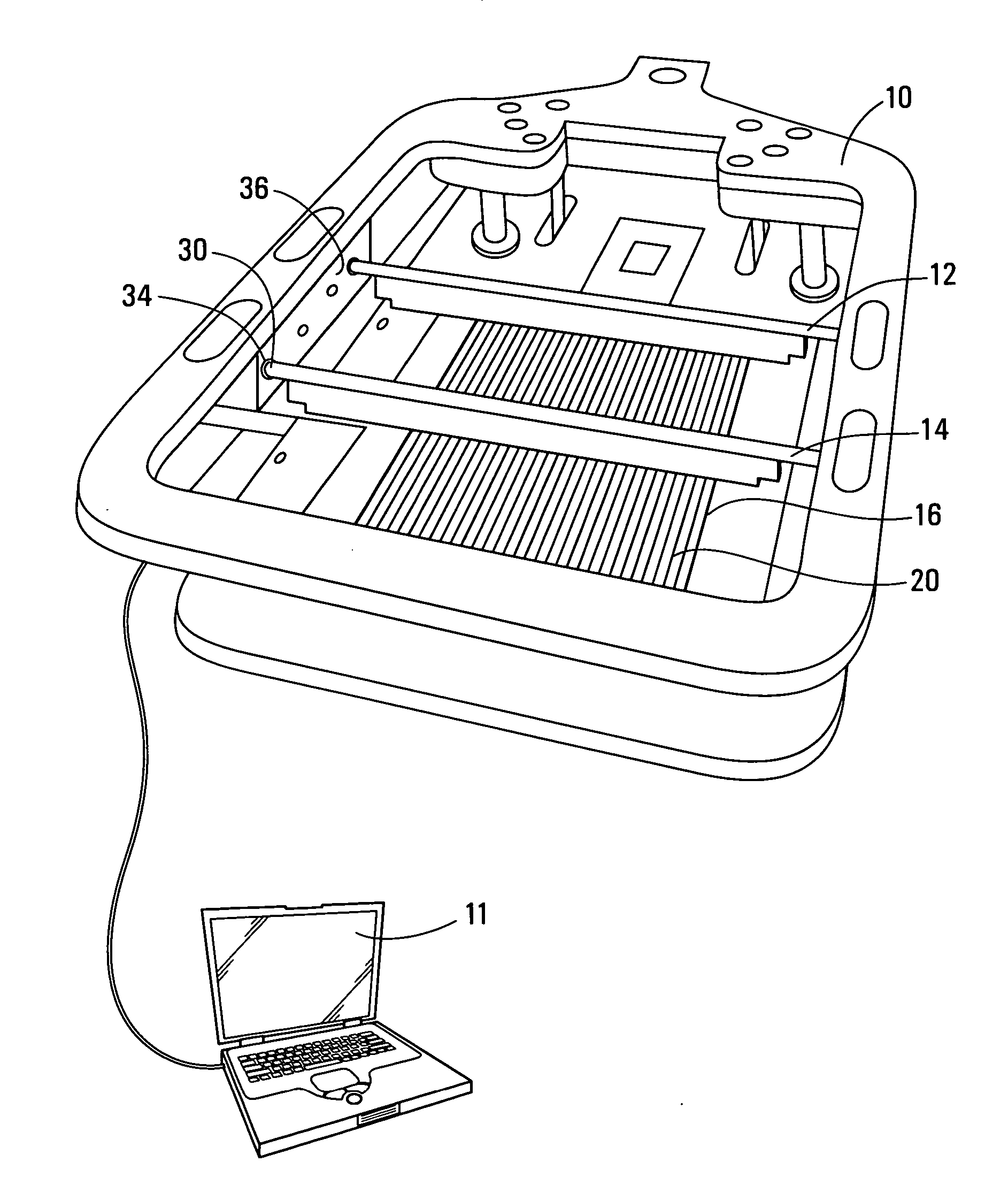 Testing apparatus and method for solar cells