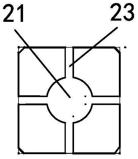 Cell multidirectional migration experiment device