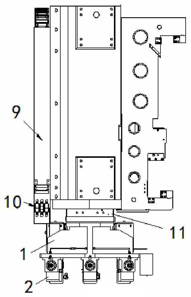 Device and method of milling head with feeding type multi-shaft output drilling bodies