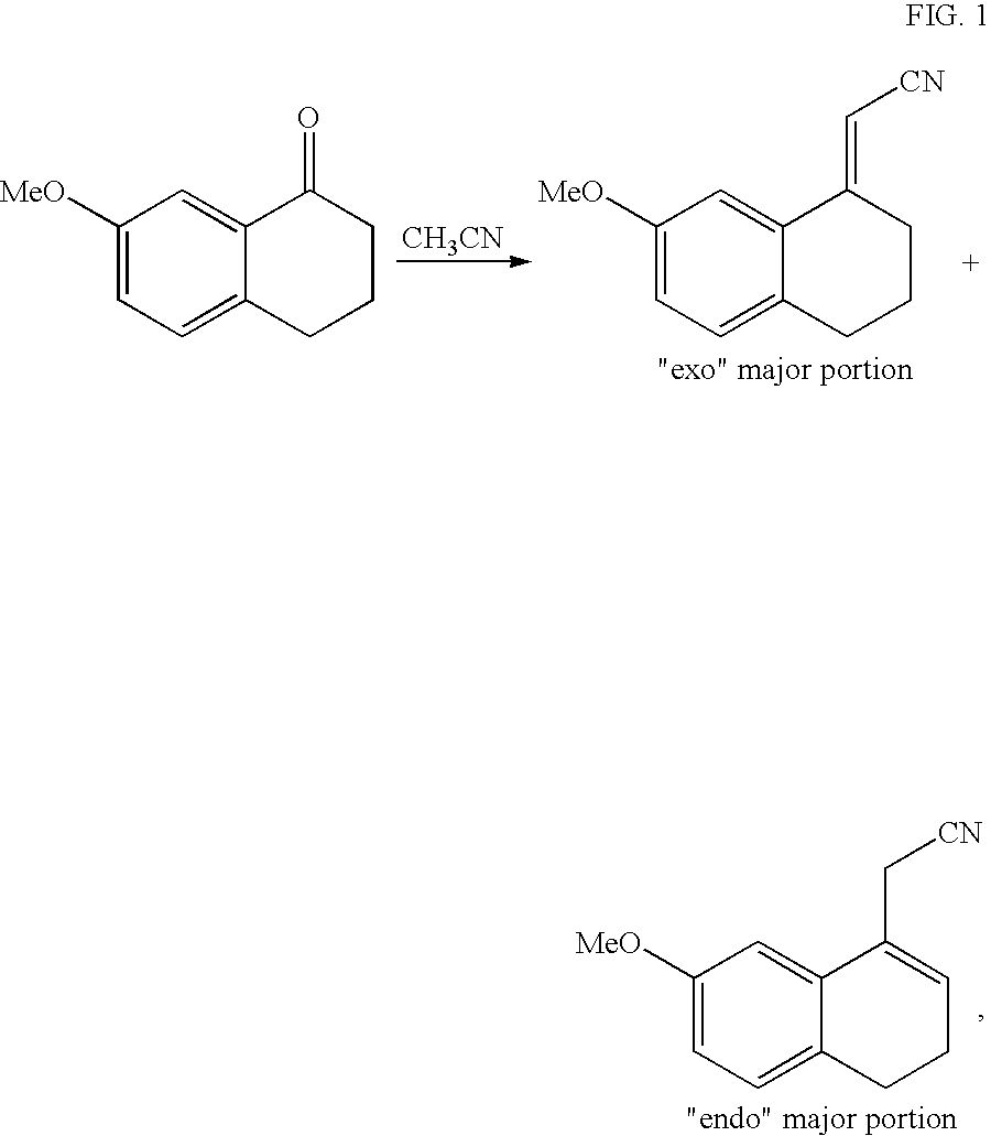 Process for the synthesis and crystalline form of agomelatine