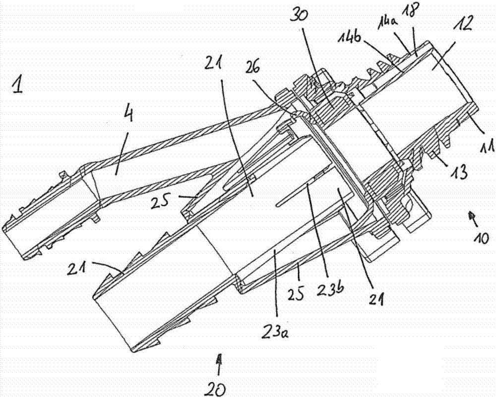 Filling device for motor vehicle operating fluid container