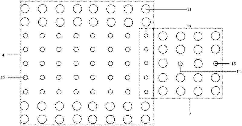 Two-stage beam shrinkage system based on photonic crystal resonant cavity