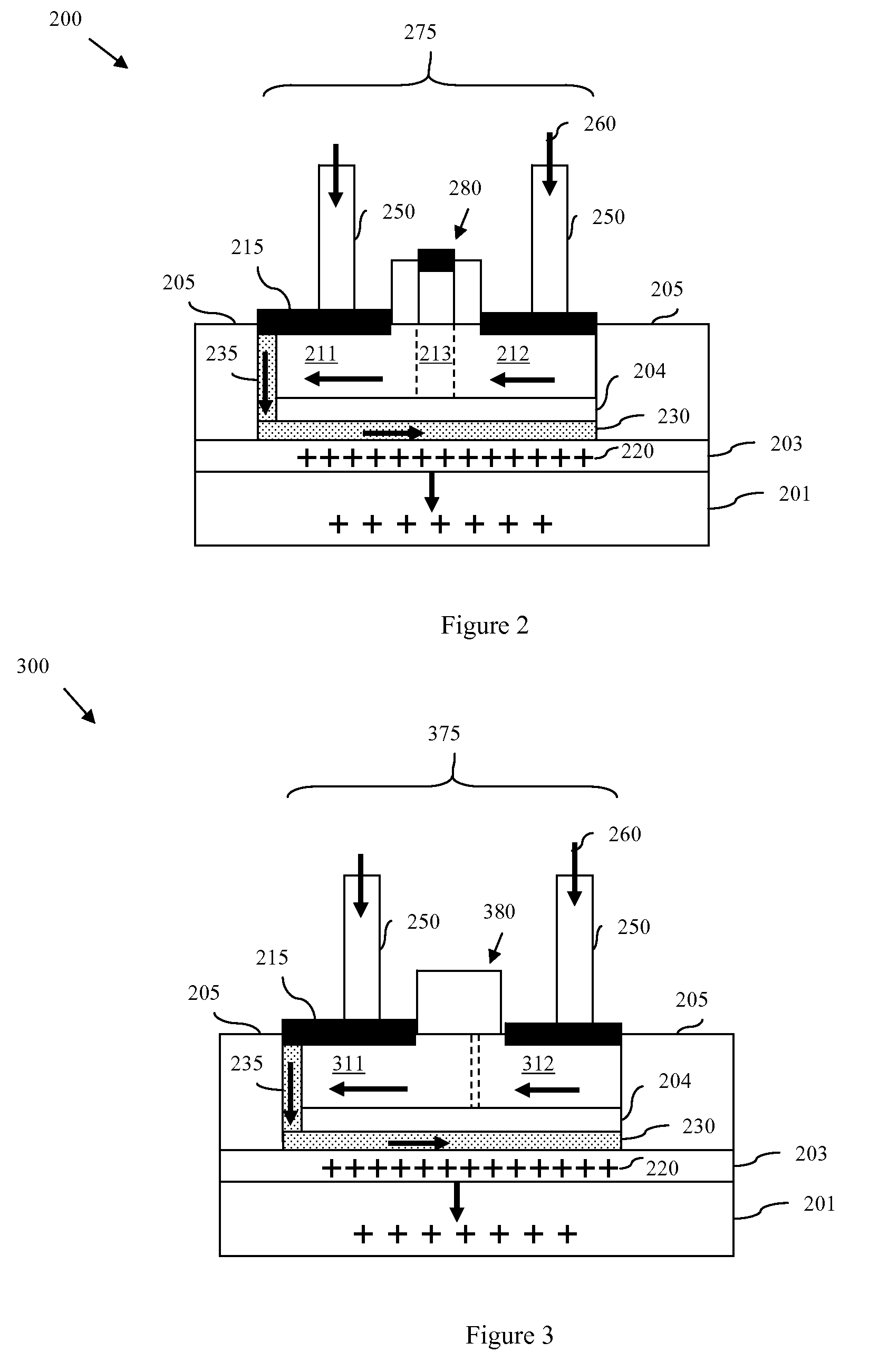 Semiconductor structure with field shield and method of forming the structure.