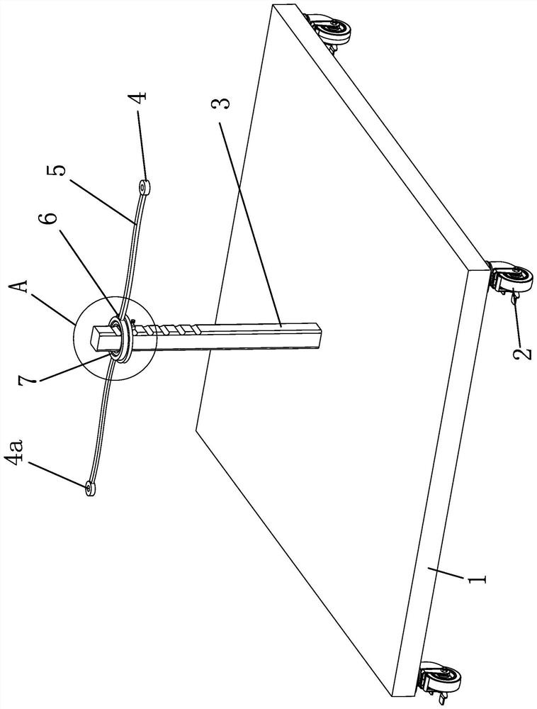 Movable side creel