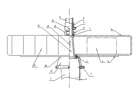 Burst flash warning traffic signal lamp box