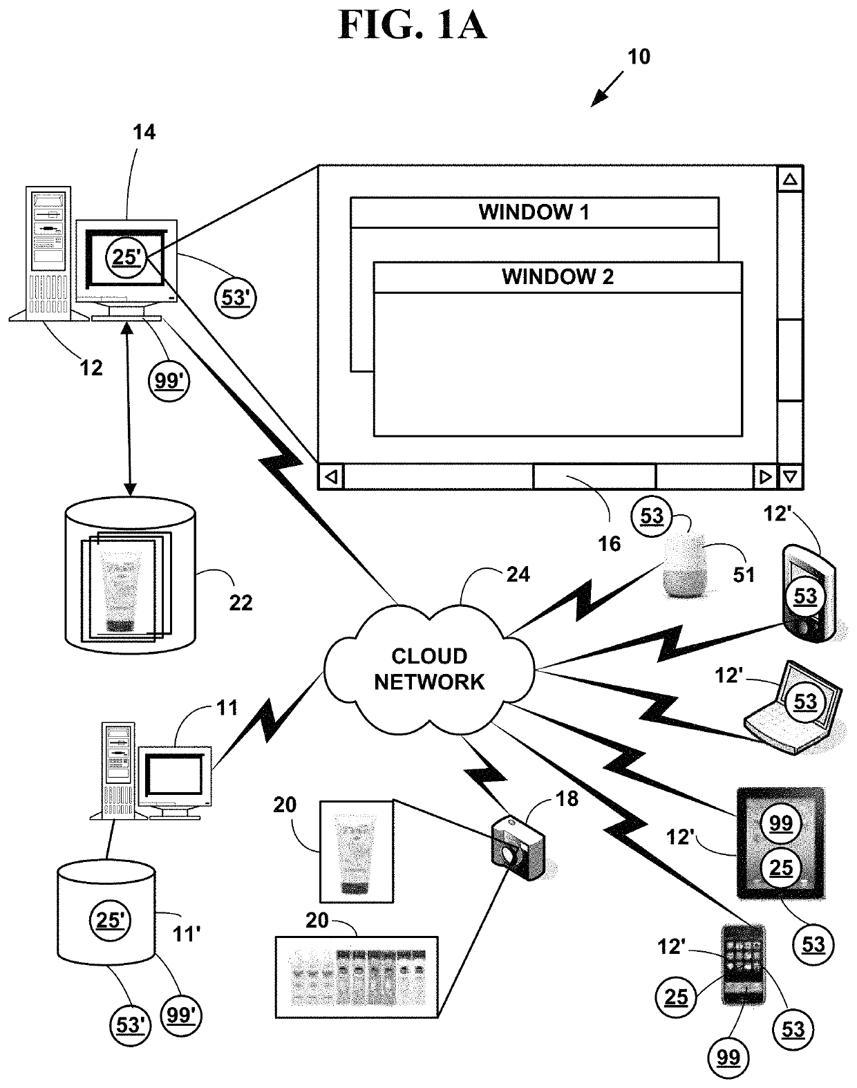 Method and system for managing and displaying product images with progressive resolution display with artificial realities