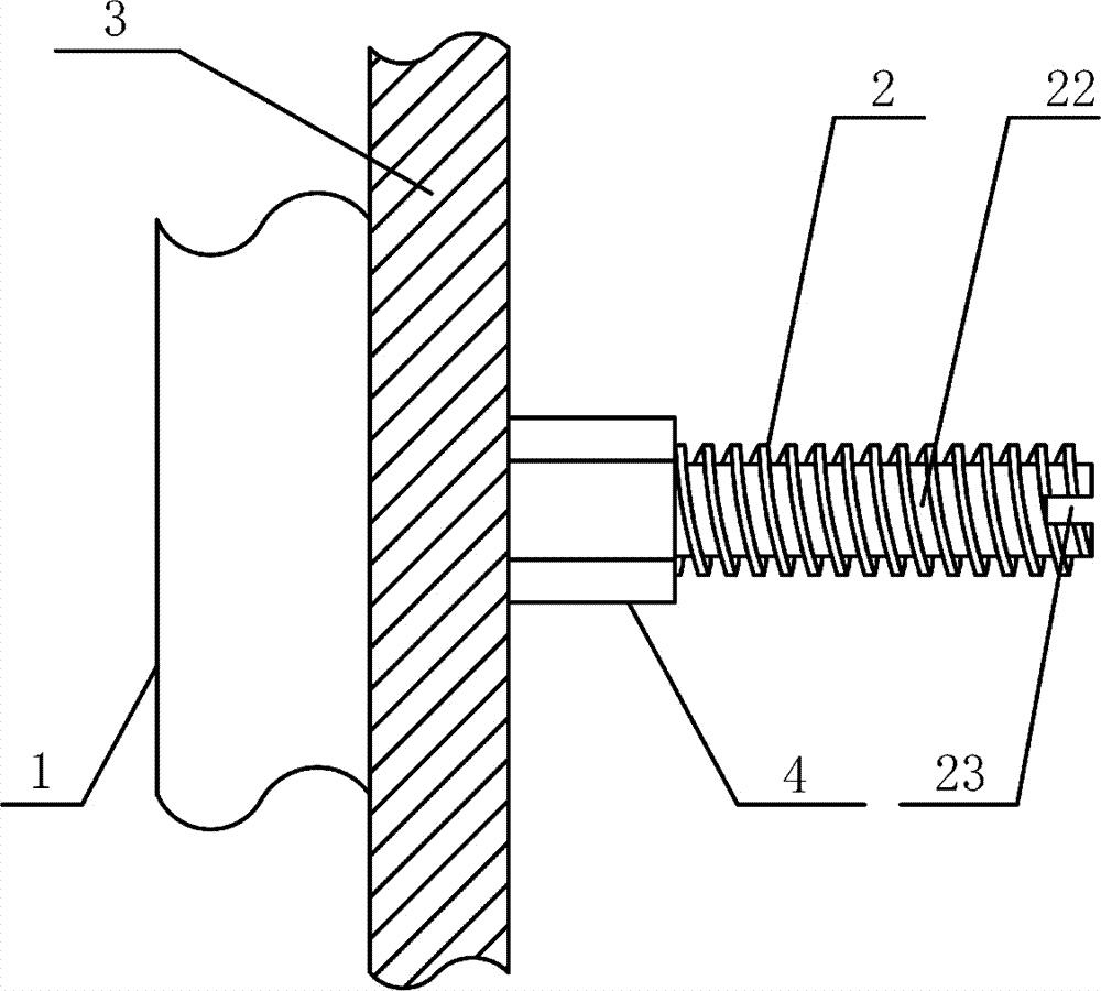 Mounting structure and method used for pre-burying Halfen groove into concrete member